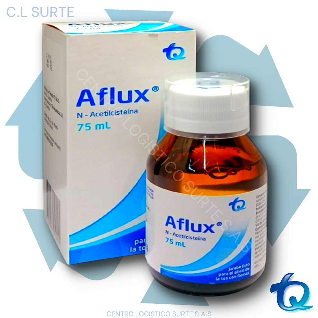 AFLUX JBE LISTO X  75 ML N-ACETILSISTEINA ETICOS TQ