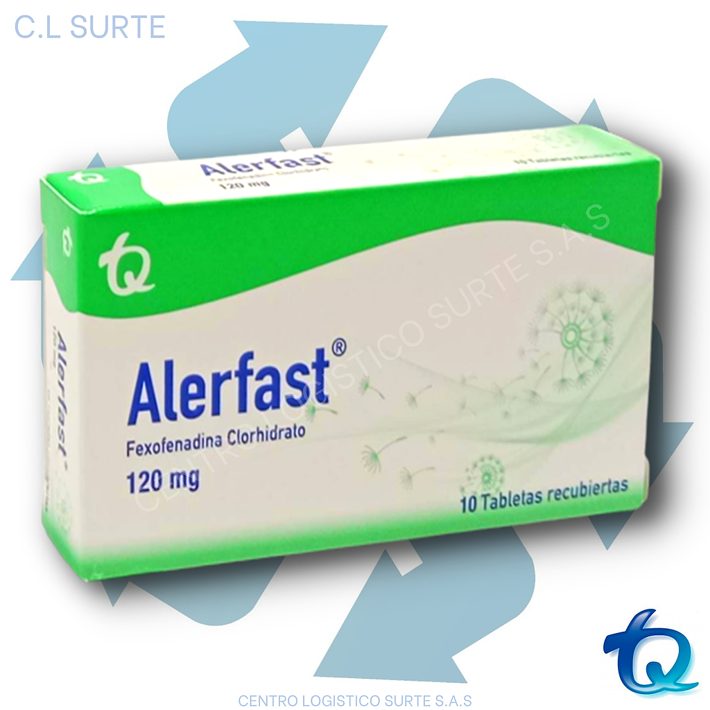 ALERFAST 120 MG X 10 TAB FEXOFENADINA ETICOS TQ