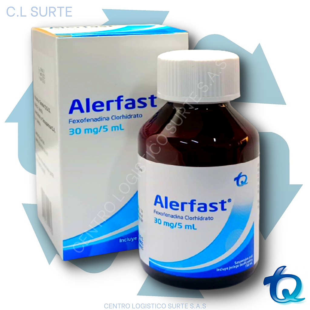 ALERFAST SUSP ORAL X 150 ML FEXOFENADINA ETICOS TQ