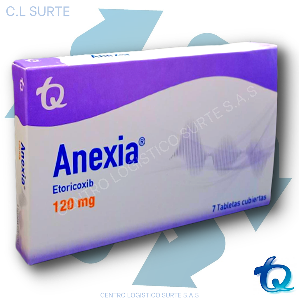 ANEXIA 120 MG X  7 TAB ETORICOXIB ETICOS TQ