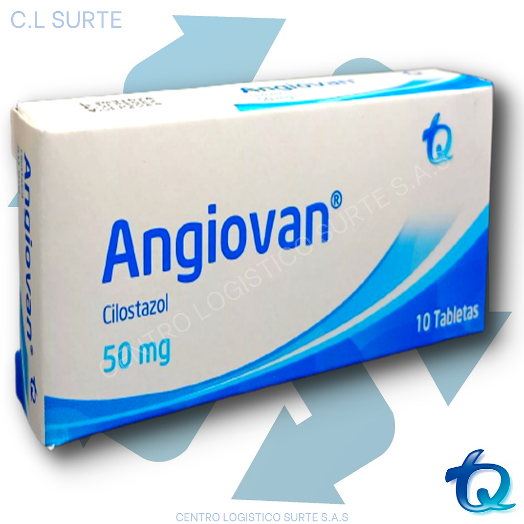 ANGIOVAN  50 MG X 10 TAB CILOSTAZOL ETICOS TQ