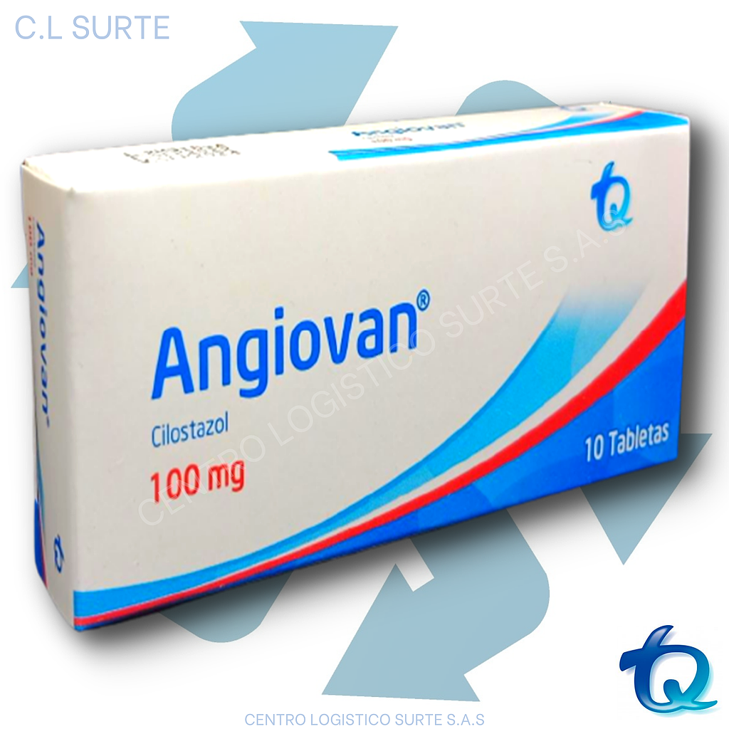 ANGIOVAN 100 MG X 10 TAB CILOSTAZOL ETICOS TQ