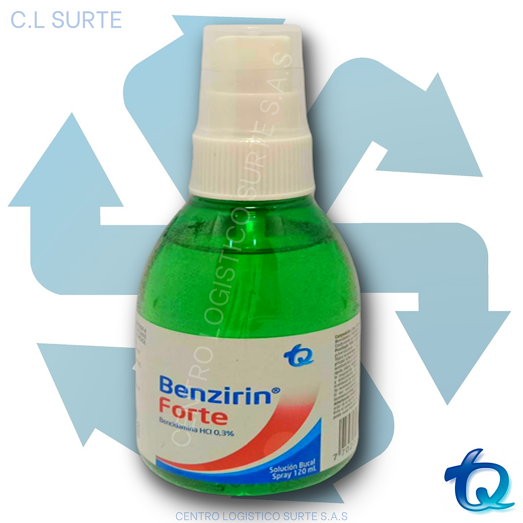 BENZIRIN FORTE LIQ X 120 ML BENCIDAMINA ETICOS TQ