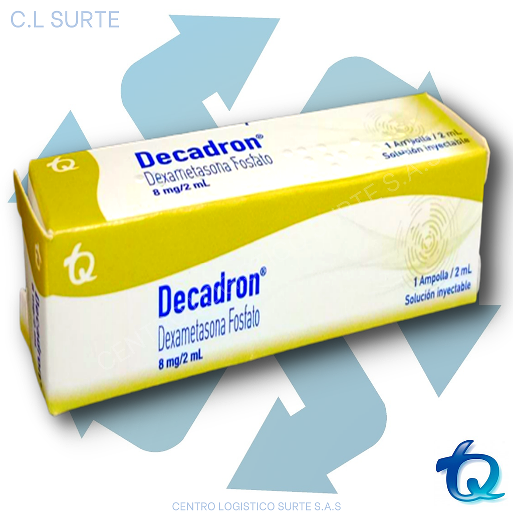 DECADRON 8 MG/2 ML INY X 1AMP DEXA FOSFA ETICOS TQ