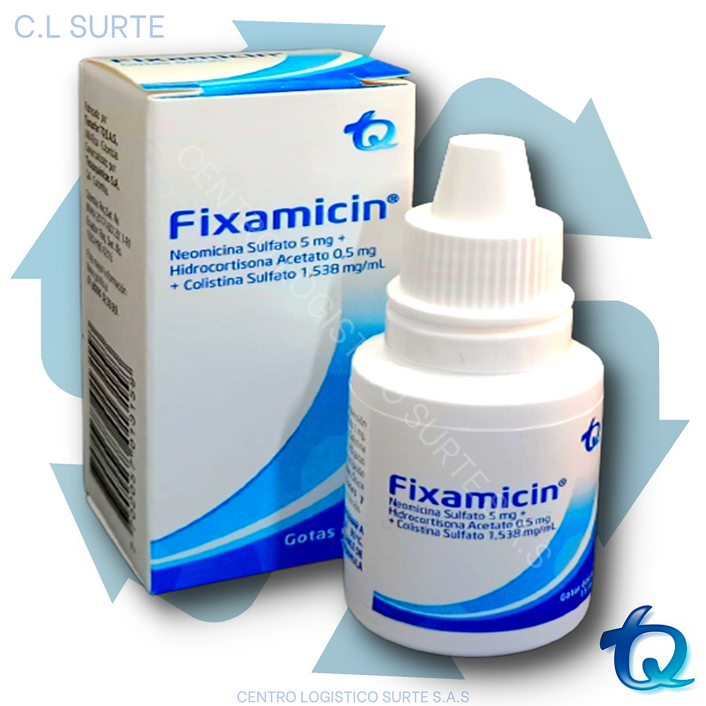 FIXAMICIN GOTAS OTICAS X 15 ML ETICOS TQ