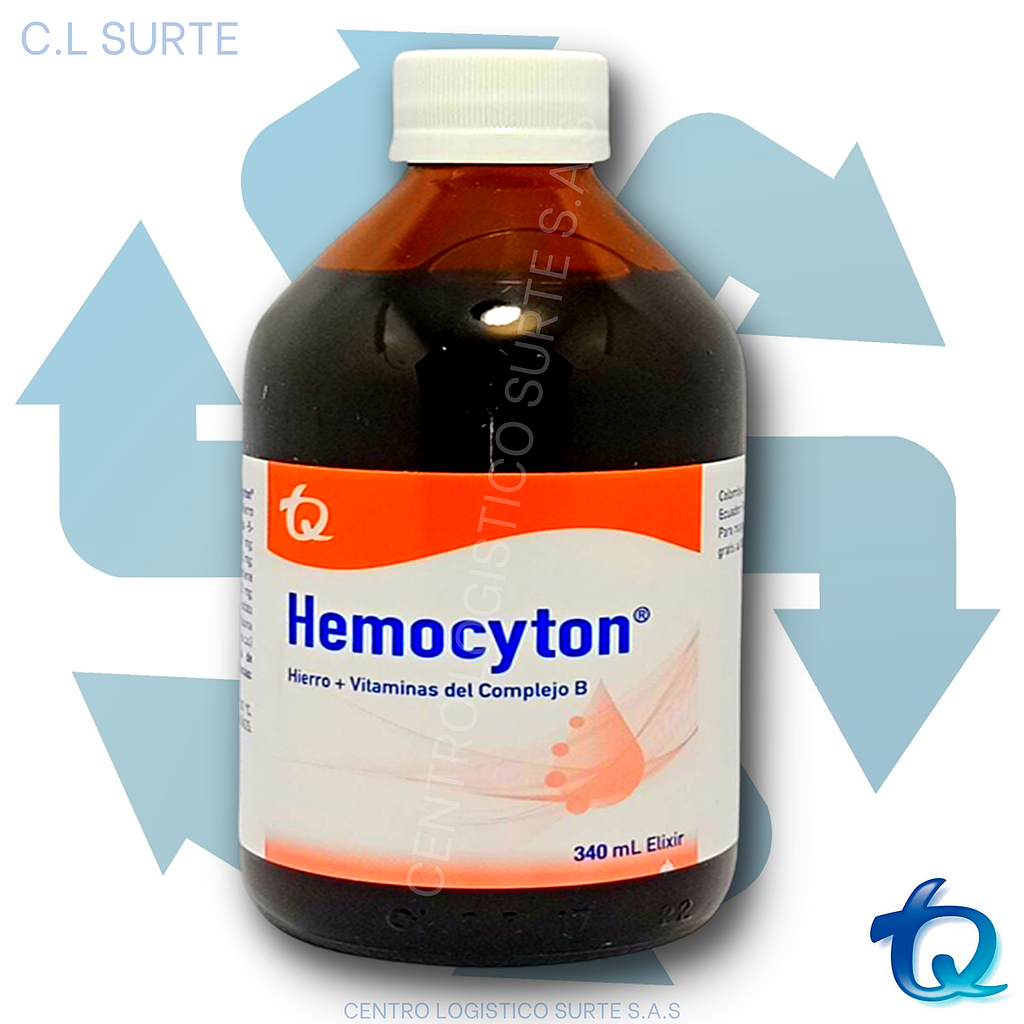 HEMOCYTON ELIXIR X 340 ML HIERRO ETICOS TQ