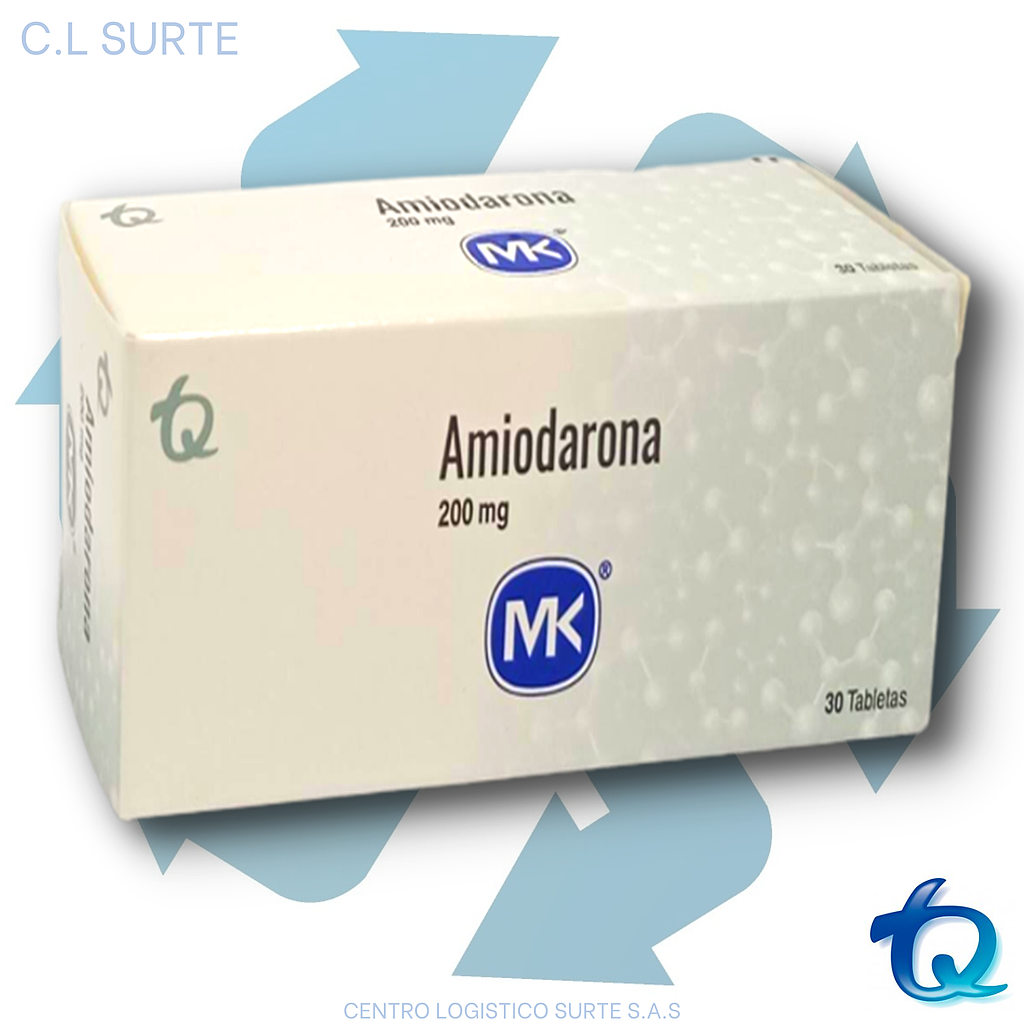 AMIODARONA 200 MG X 30 TAB MK TQ
