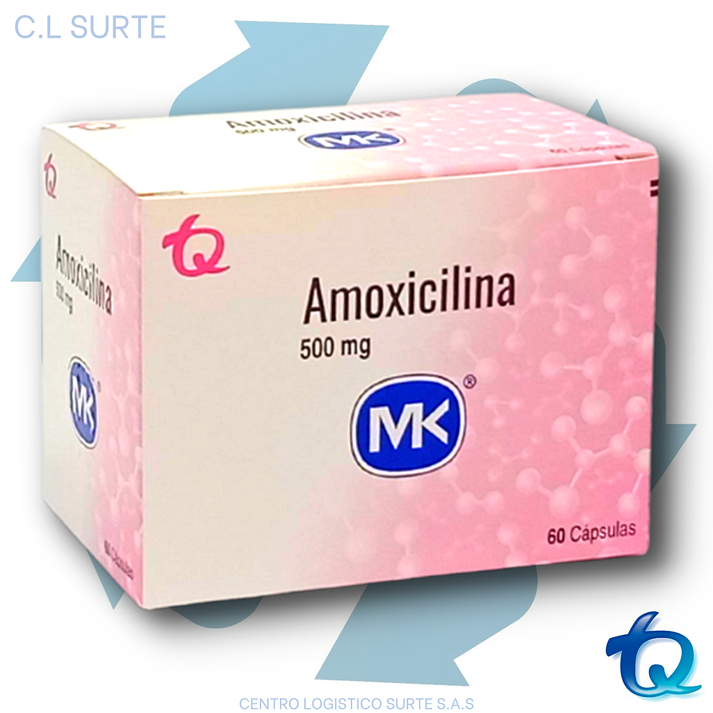 AMOXICILINA 500 MG X  60 CAPS MK TQ