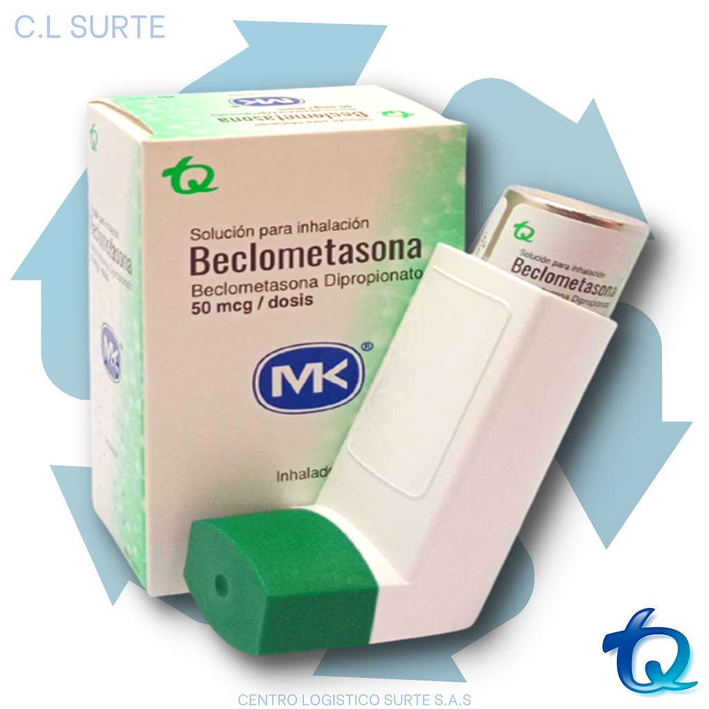BECLOMETASONA  50 MCG INH BUCAL X 200 DOSIS MK TQ