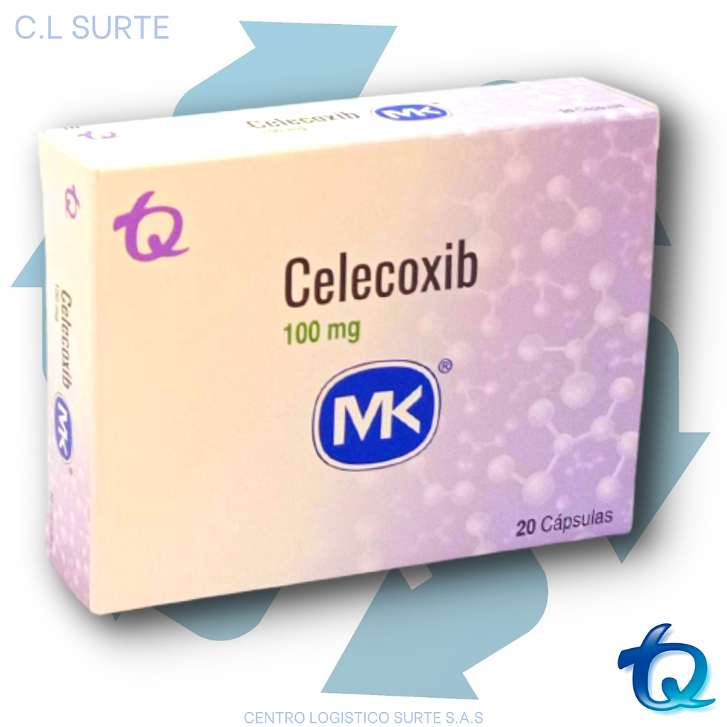 CELECOXIB 100 MG X 20 CAPS MK TQ