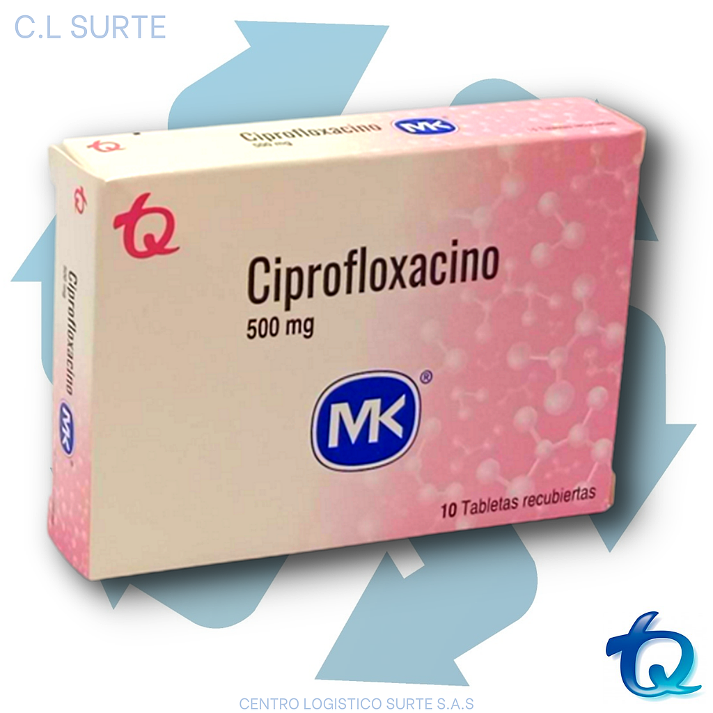 CIPROFLOXACINO 500 MG X 10 TAB MK TQ