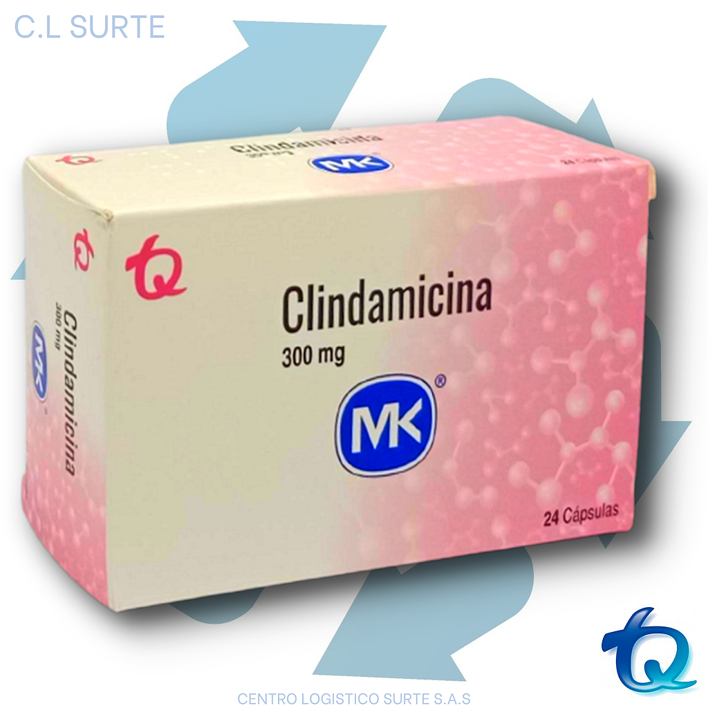 CLINDAMICINA 300 MG X 24 CAPS MK TQ