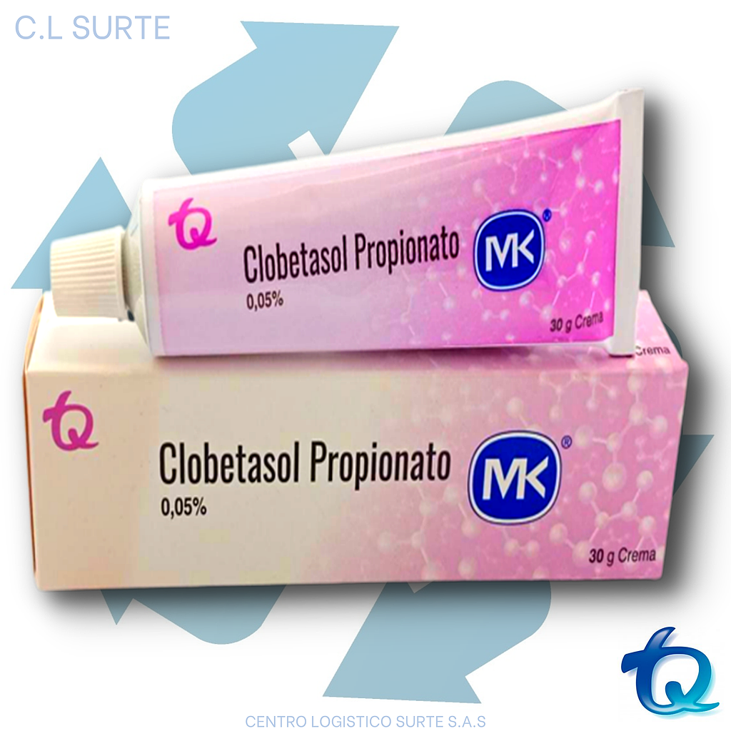 CLOBETASOL CREMA 0.05% X 30 GR MK TQ