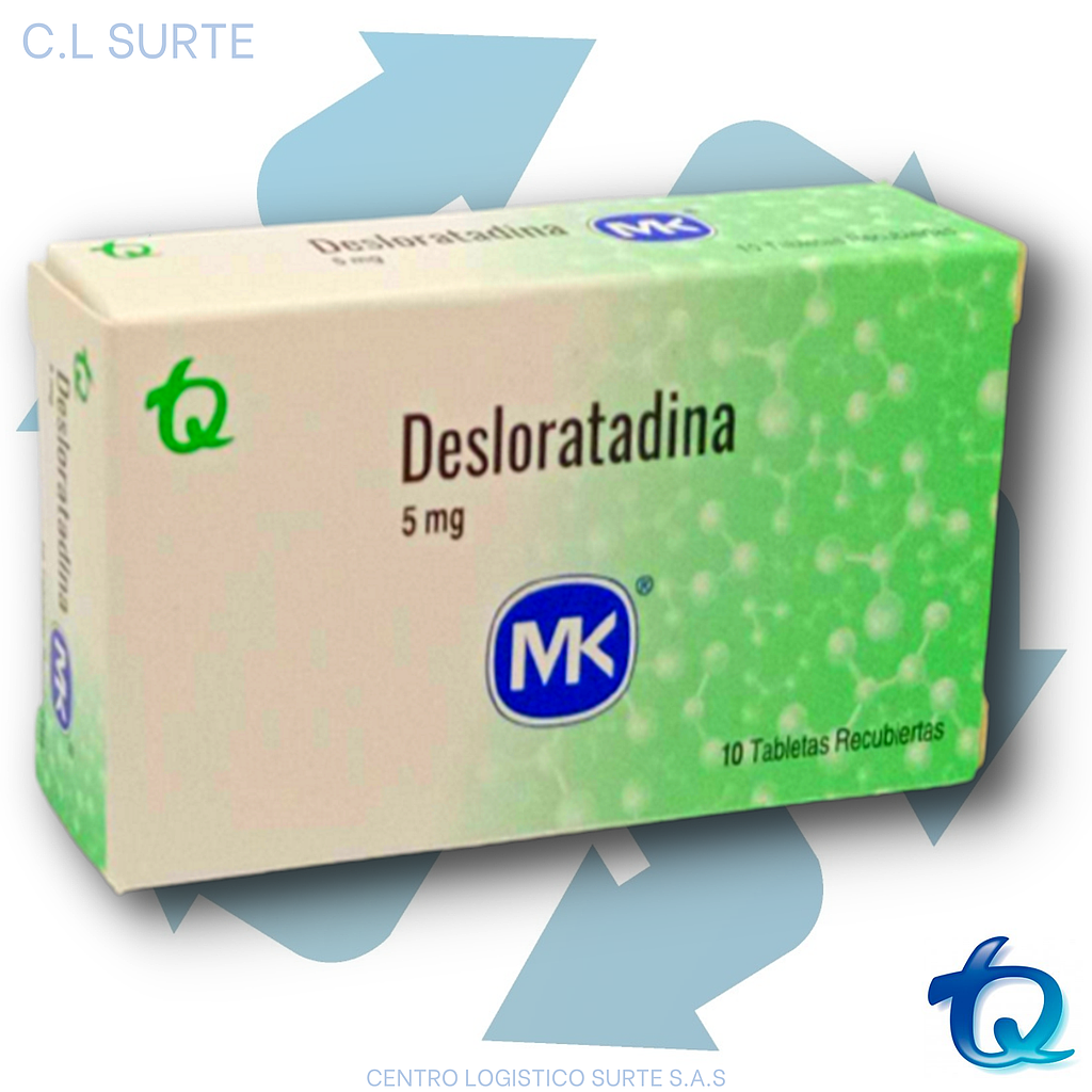 DESLORATADINA 5 MG X 10 TAB MK TQ