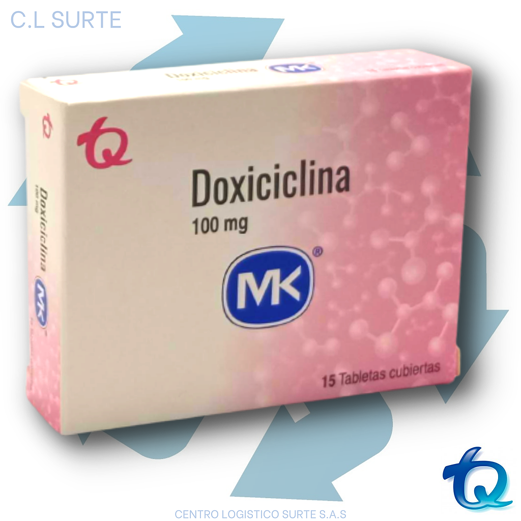 DOXICICLINA 100 MG X 15 TAB MK TQ
