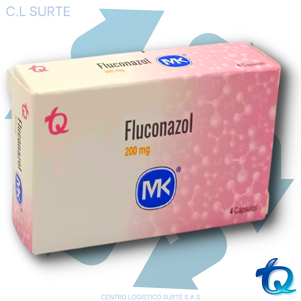FLUCONAZOL 200 MG X  4 CAPS MK TQ