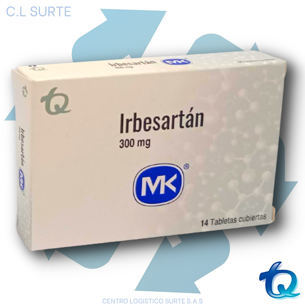 IRBESARTAN 300 MG X 14 TAB MK TQ