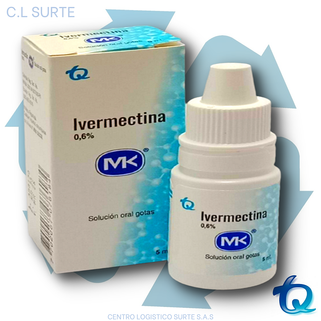 IVERMECTINA 6 MG GOTAS X 5 ML MK TQ