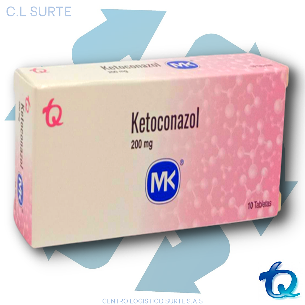 KETOCONAZOL 200 MG X 10 TAB MK TQ