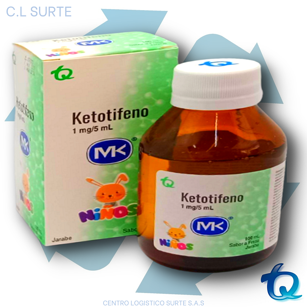 KETOTIFENO JBE 1 MG/5ML X 100 ML MK TQ