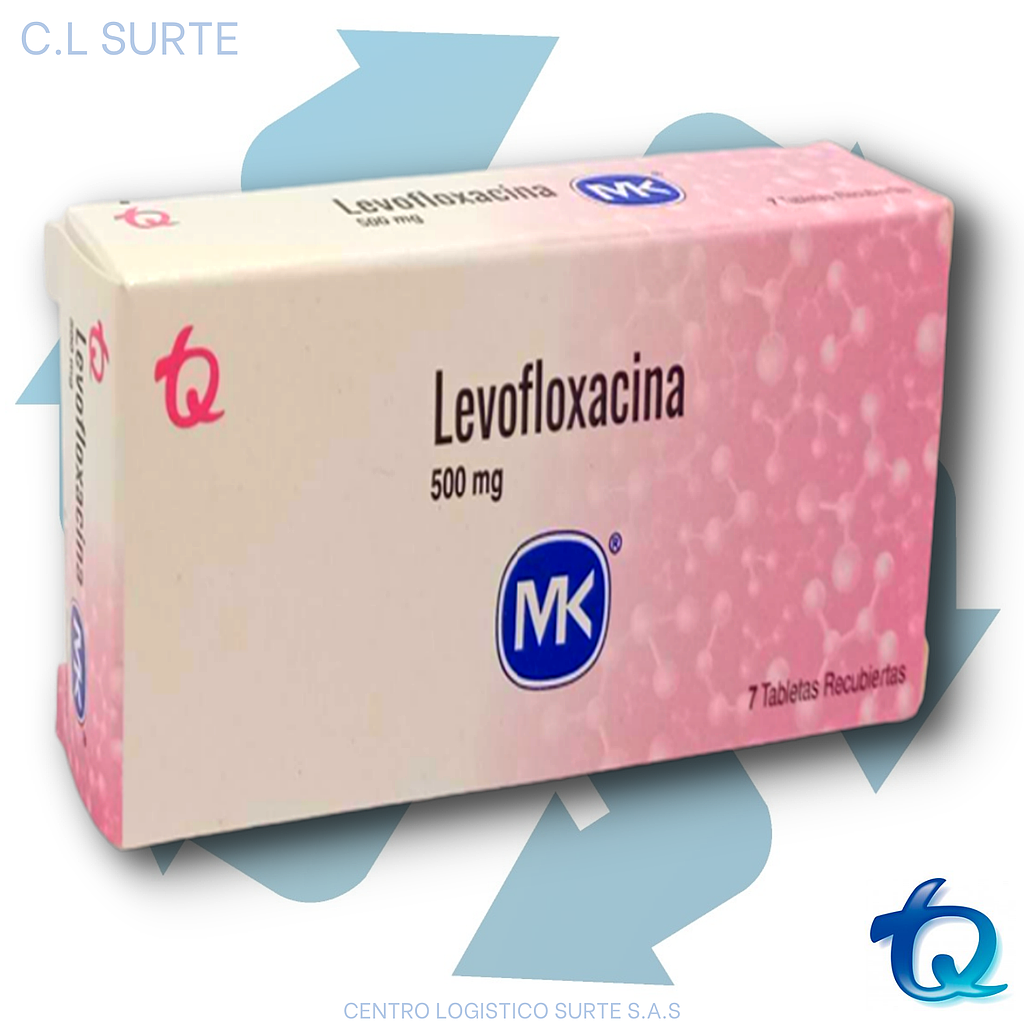 LEVOFLOXACINA 500 MG X 7 TAB MK TQ
