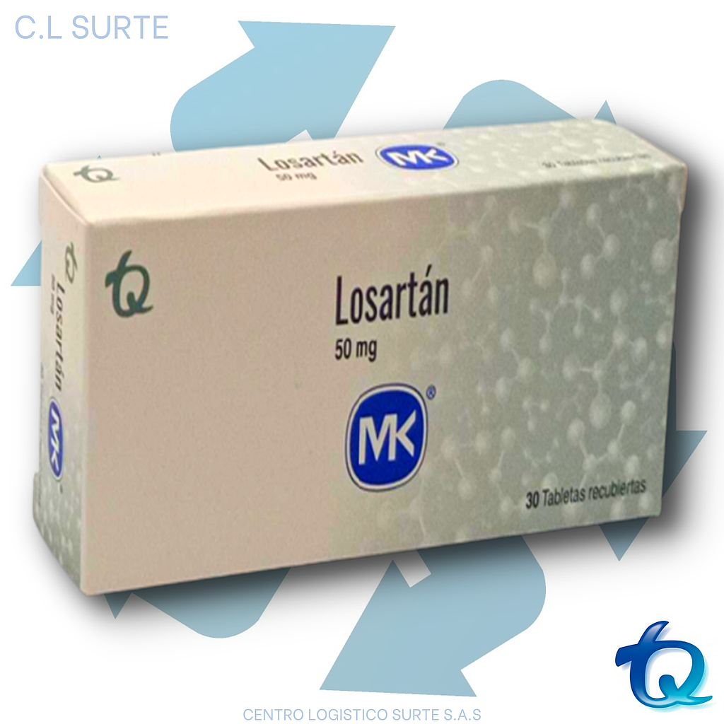 LOSARTAN  50 MG X 30 TAB MK TQ
