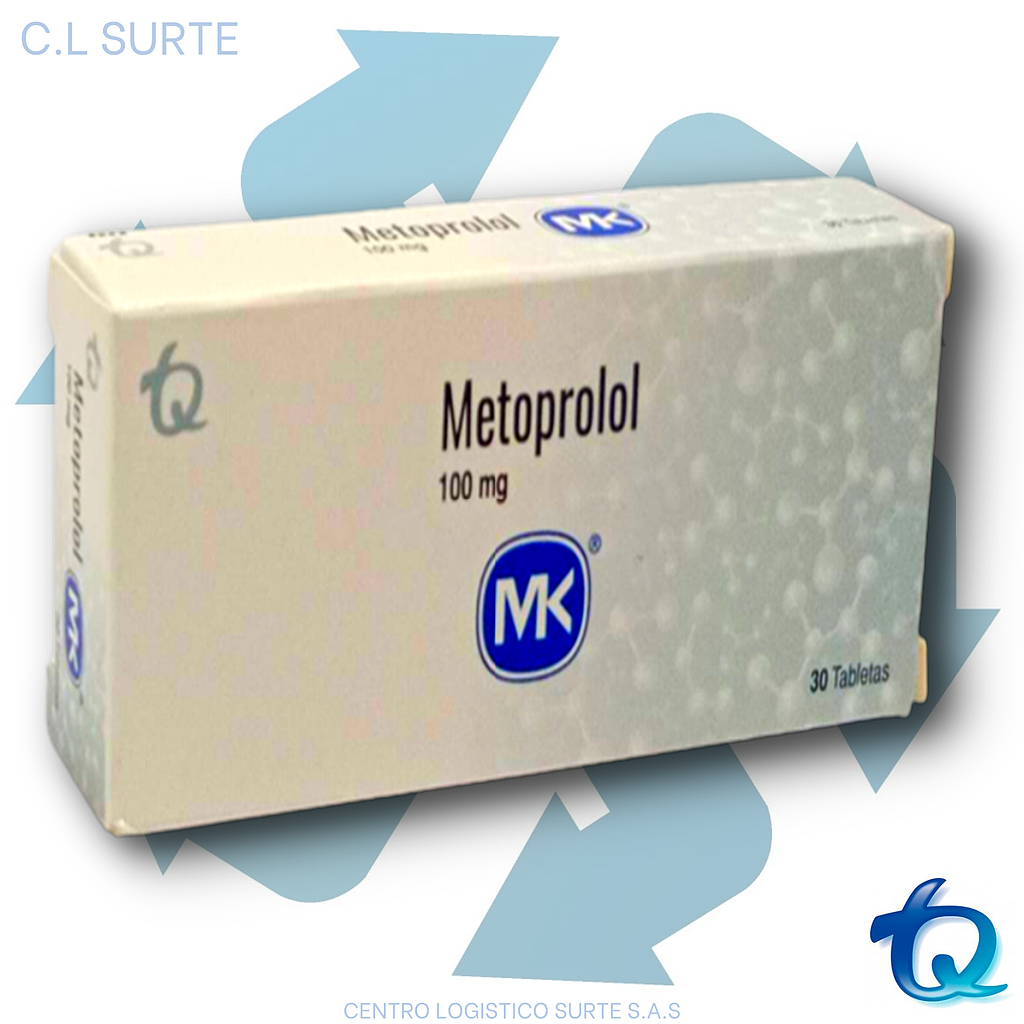 METOPROLOL 100 MG X 30 TAB MK TQ