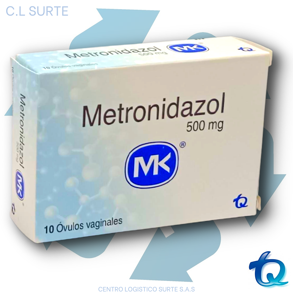 METRONIDAZOL 500 MG X 10 OVULOS MK TQ