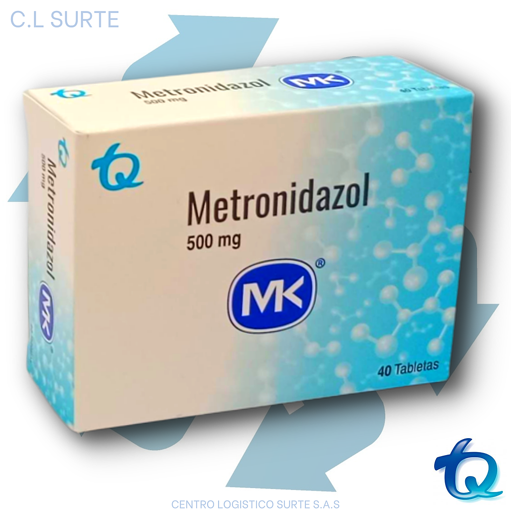 METRONIDAZOL 500 MG X 40 TAB MK TQ