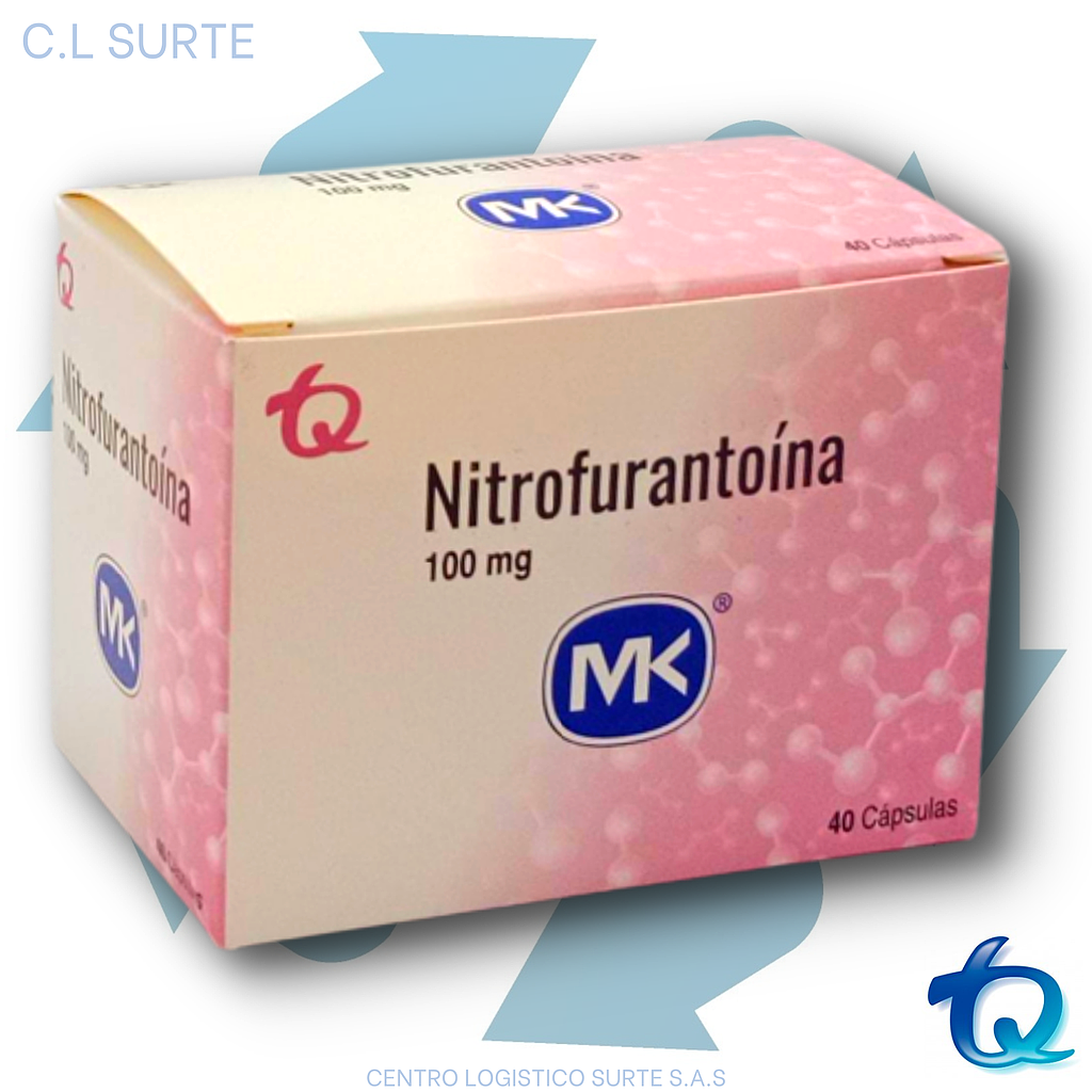 NITROFURANTOINA 100 MG X 40 CAPS MK TQ
