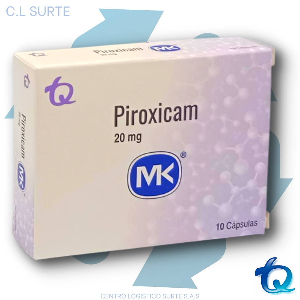 PIROXICAM 20 MG X 10 CAPS MK TQ