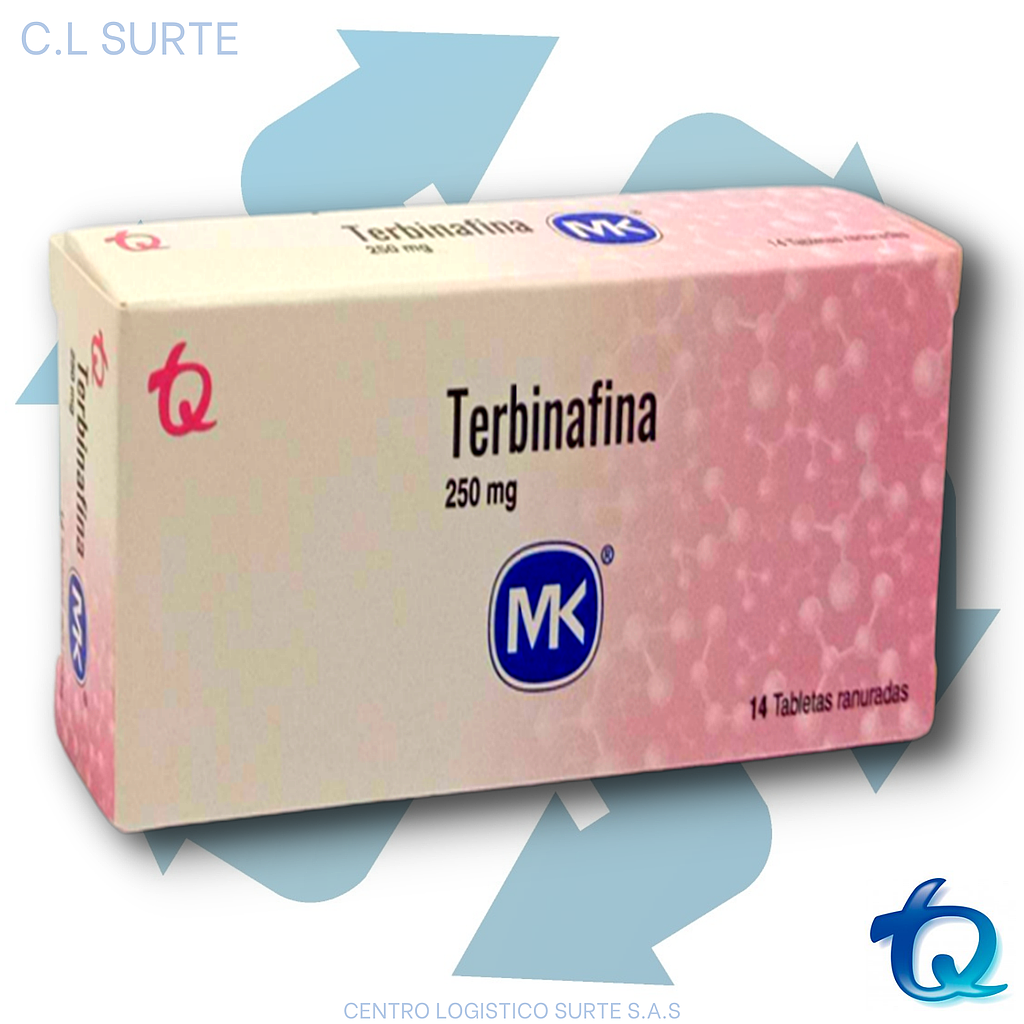 TERBINAFINA 250 MG X 14 TAB MK TQ