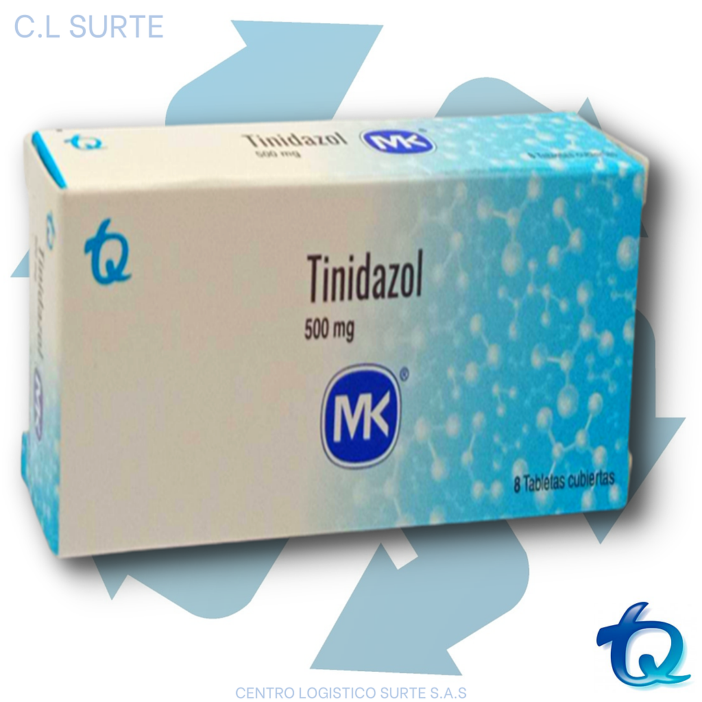 TINIDAZOL 500 MG X 8 TAB MK TQ