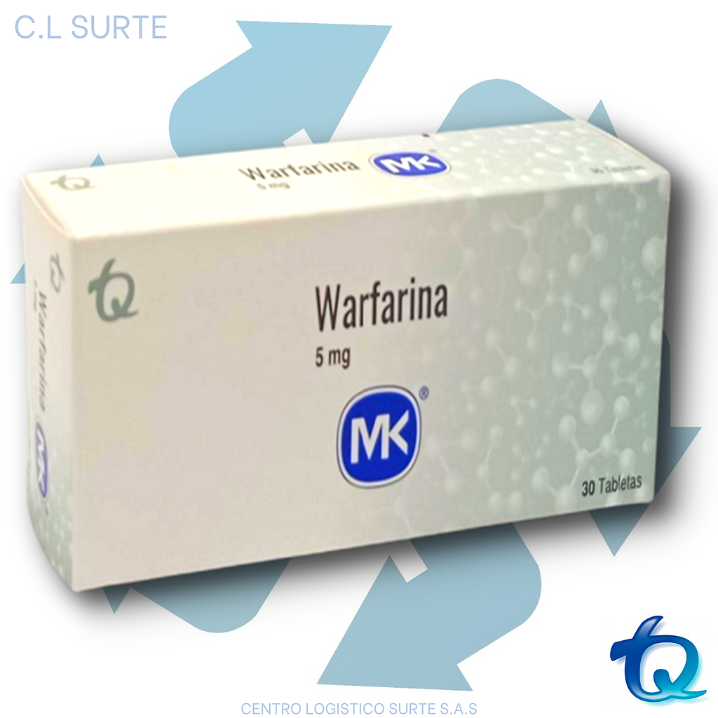 WARFARINA 5 MG X 30 TAB MK TQ