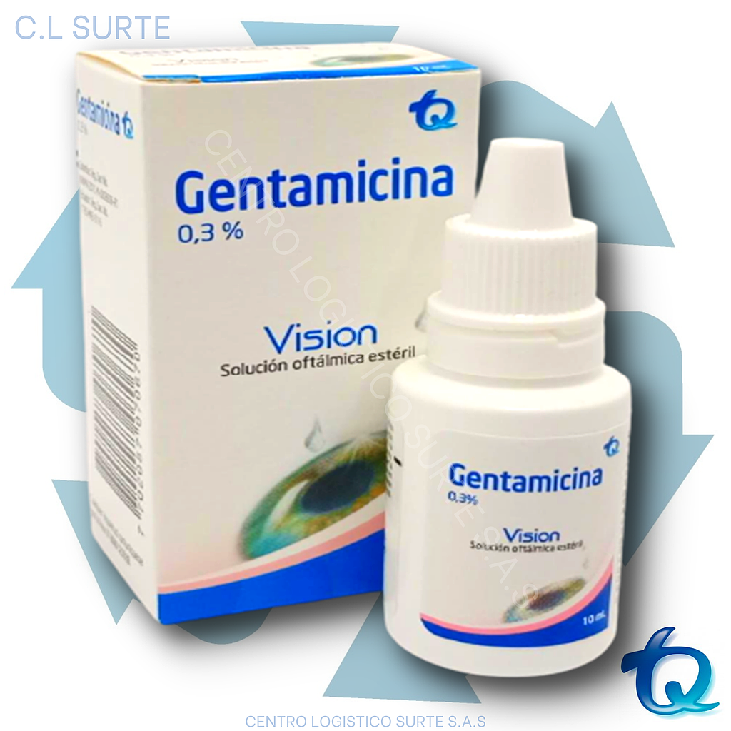 GENTAMICINA GOTAS 0.3% X 10 ML TQ OFTAL