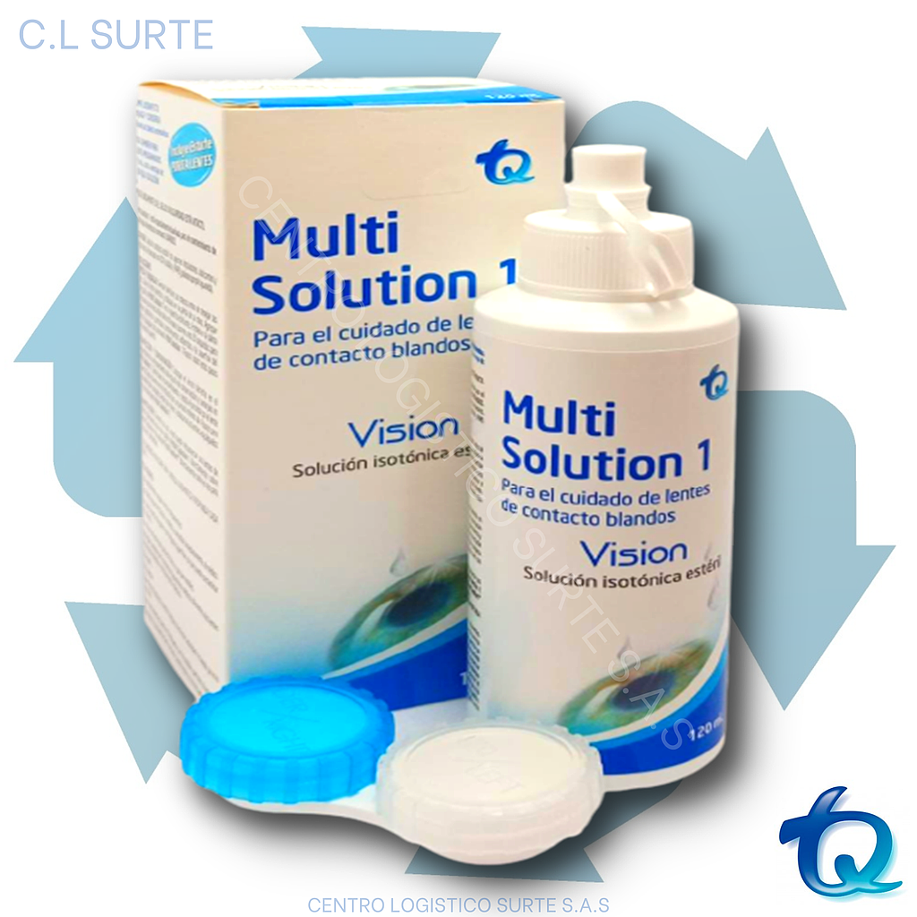 MULTISOLUTION 1 X 120 ML TQ OFTAL + IVA