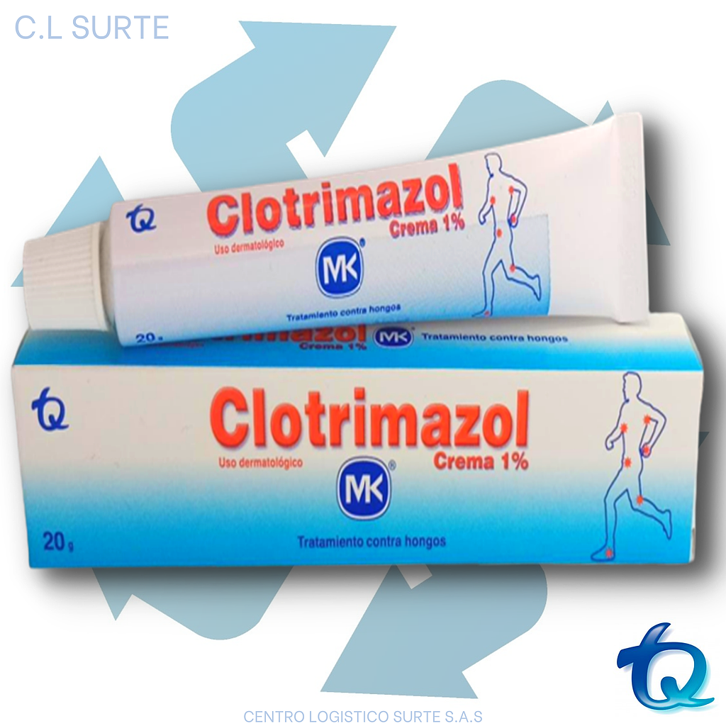 CLOTRIMAZOL CREMA TOP 1% X 20 GR MK TQ DERMA