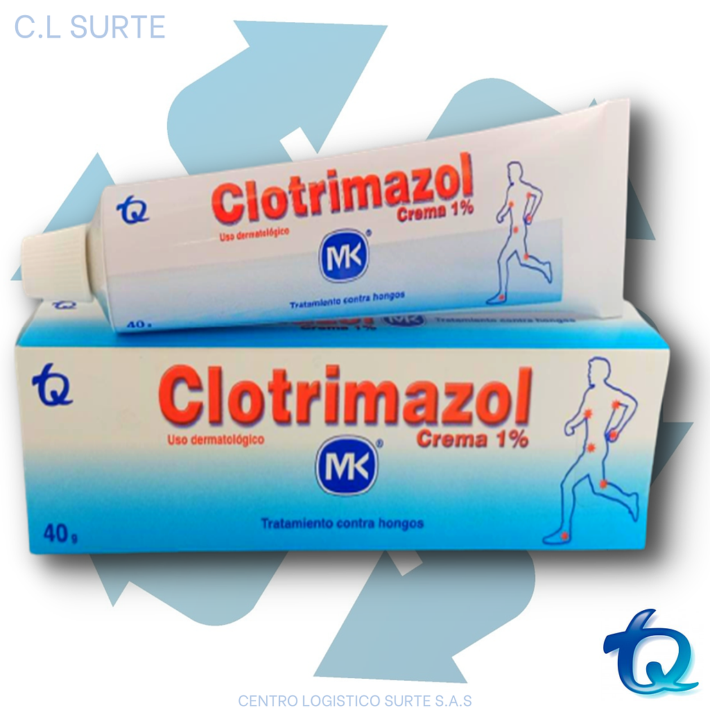 CLOTRIMAZOL CREMA TOP 1% X 40 GR MK TQ DERMA