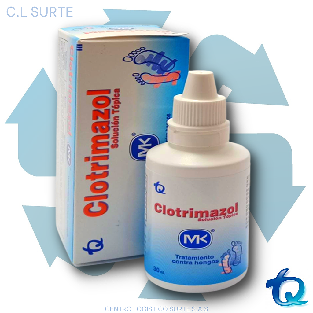 CLOTRIMAZOL SOLUCION 1% X 30 ML MK TQ DERMA