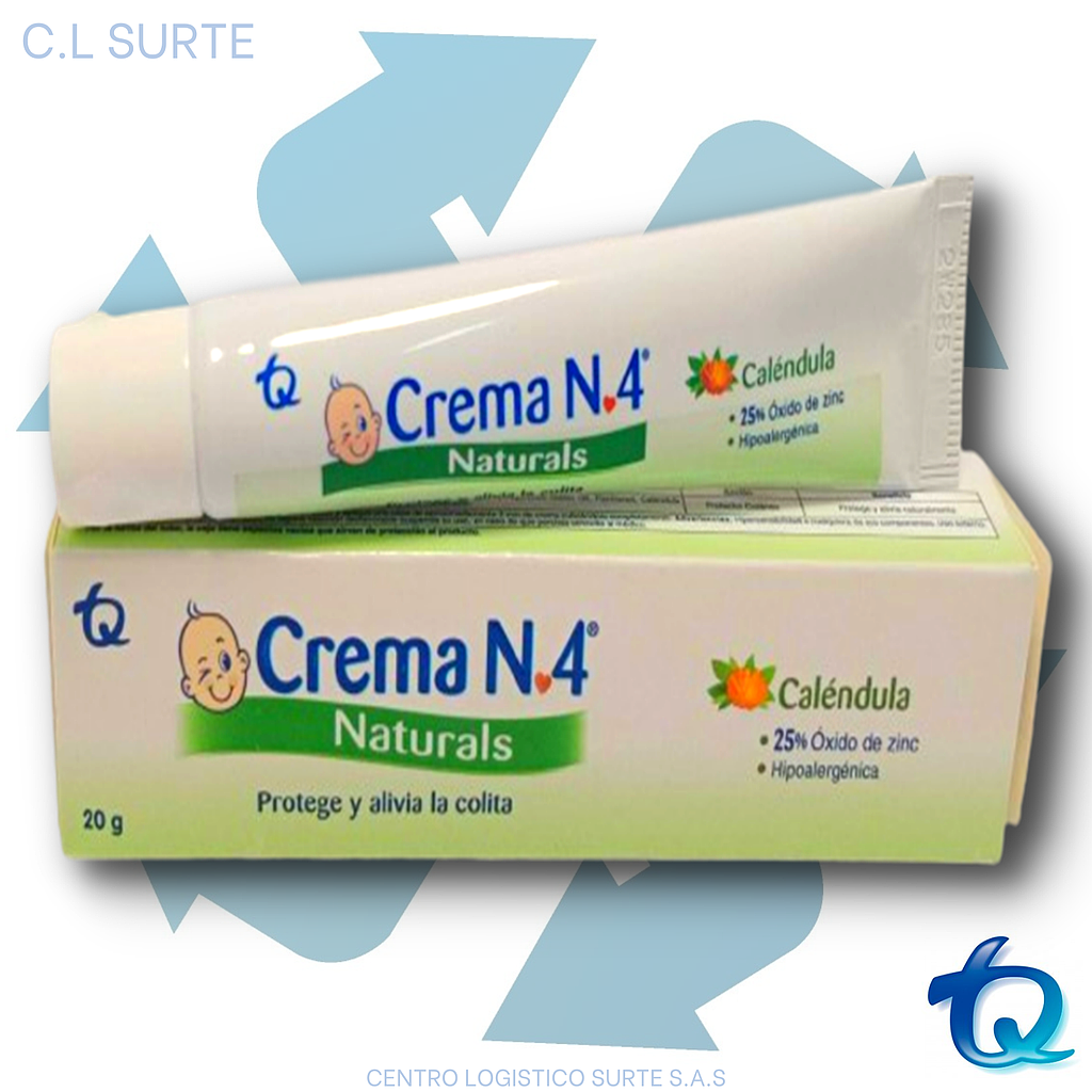 CREMA N 4 NATURALS X 20 G TQ DERMA + IVA
