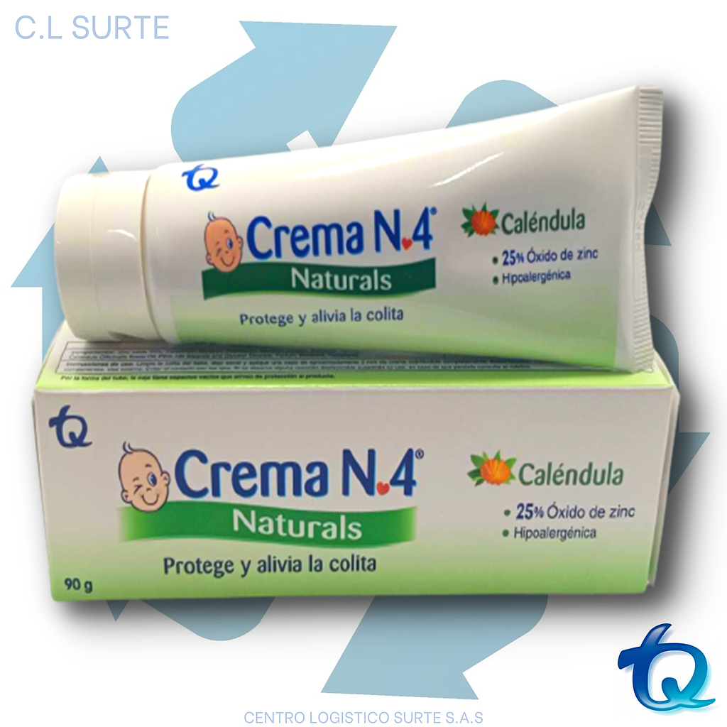 CREMA N 4 NATURALS X 90 G TQ DERMA + IVA