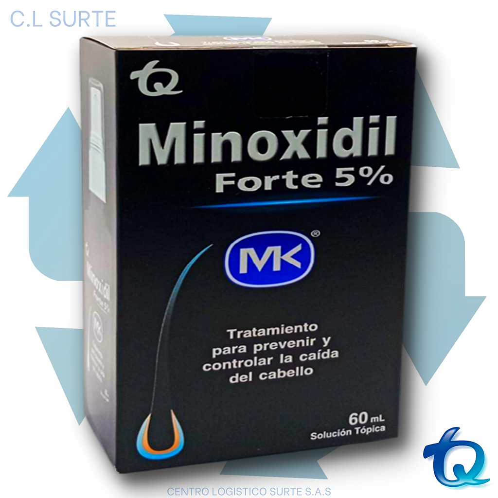 MINOXIDIL AL 5% FORTE X 60 ML MK TQ DERMA