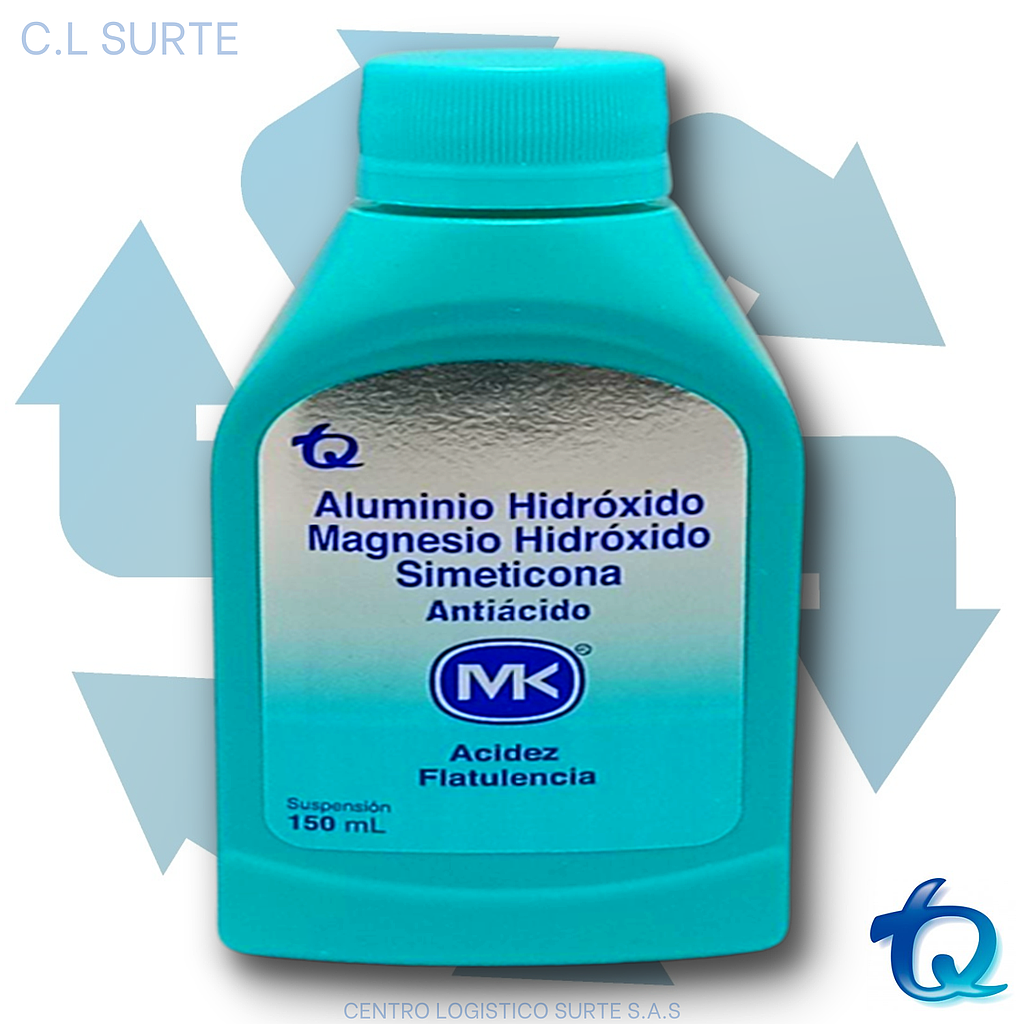 ANTIACIDO MK (ALU-MAG-SIM) X 150 ML TQ GASTRO