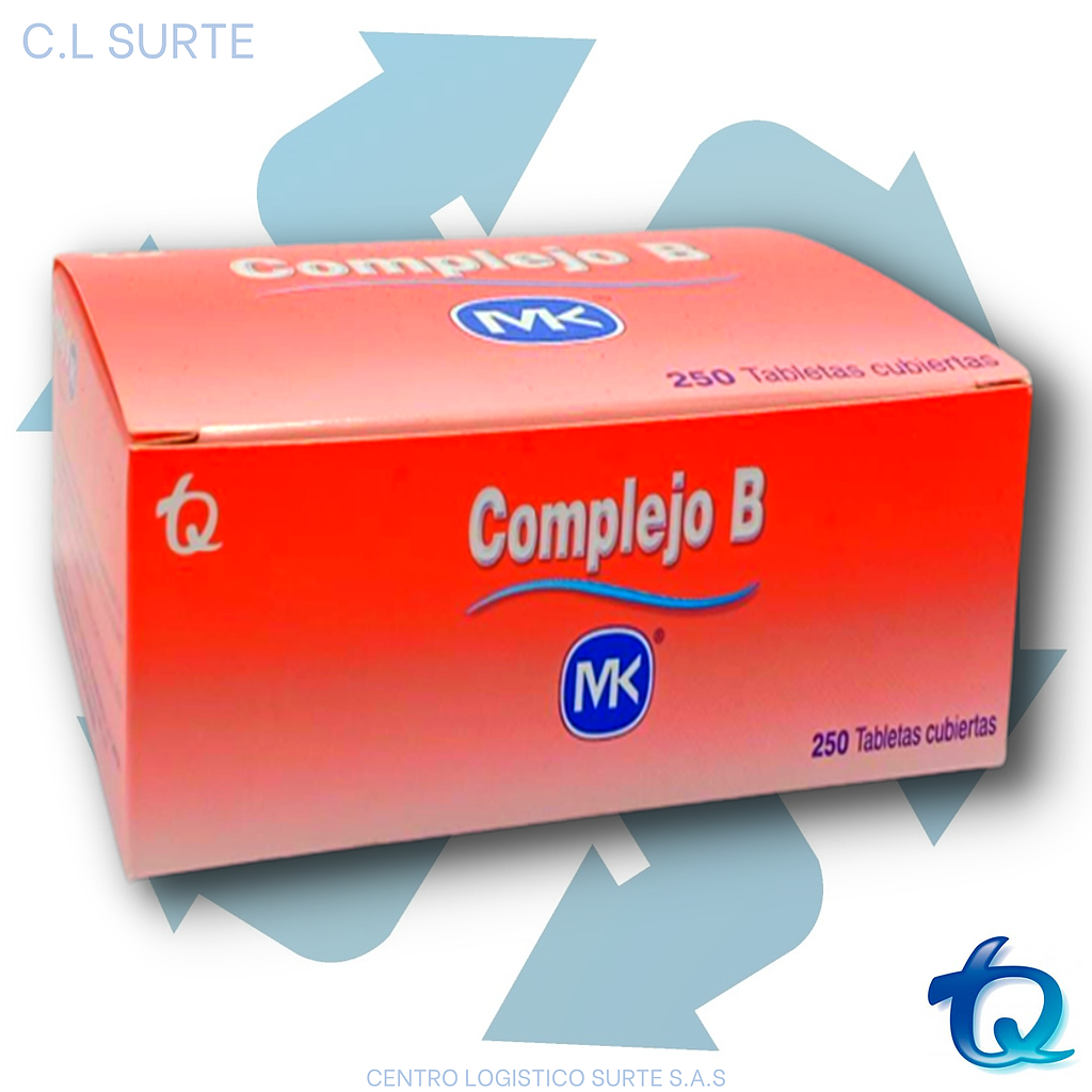 COMPLEJO B MK X 250 TAB TQ VITAM