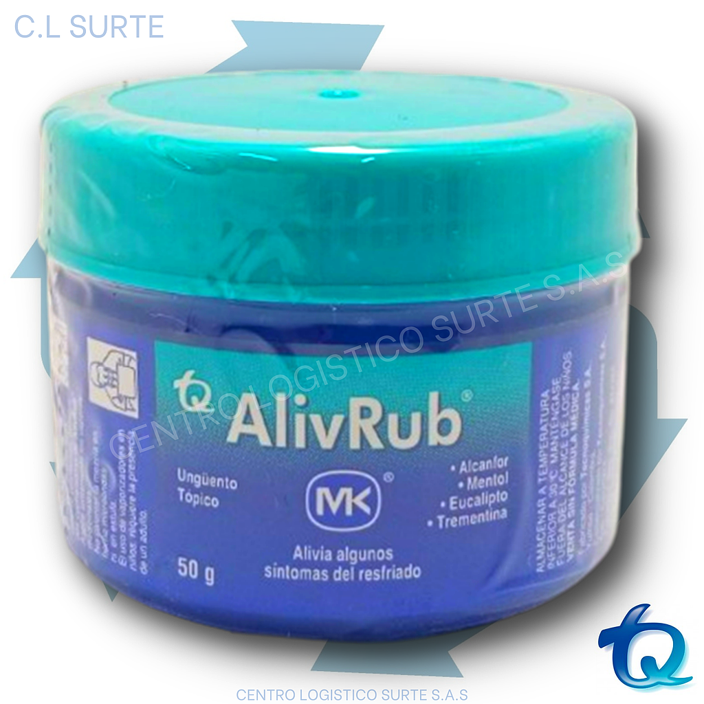 ALIVRUB MK X 50 G TQ RESPIR
