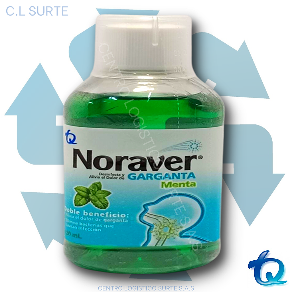NORAVER X 120 ML MENTA S/VALV TQ RESPIR