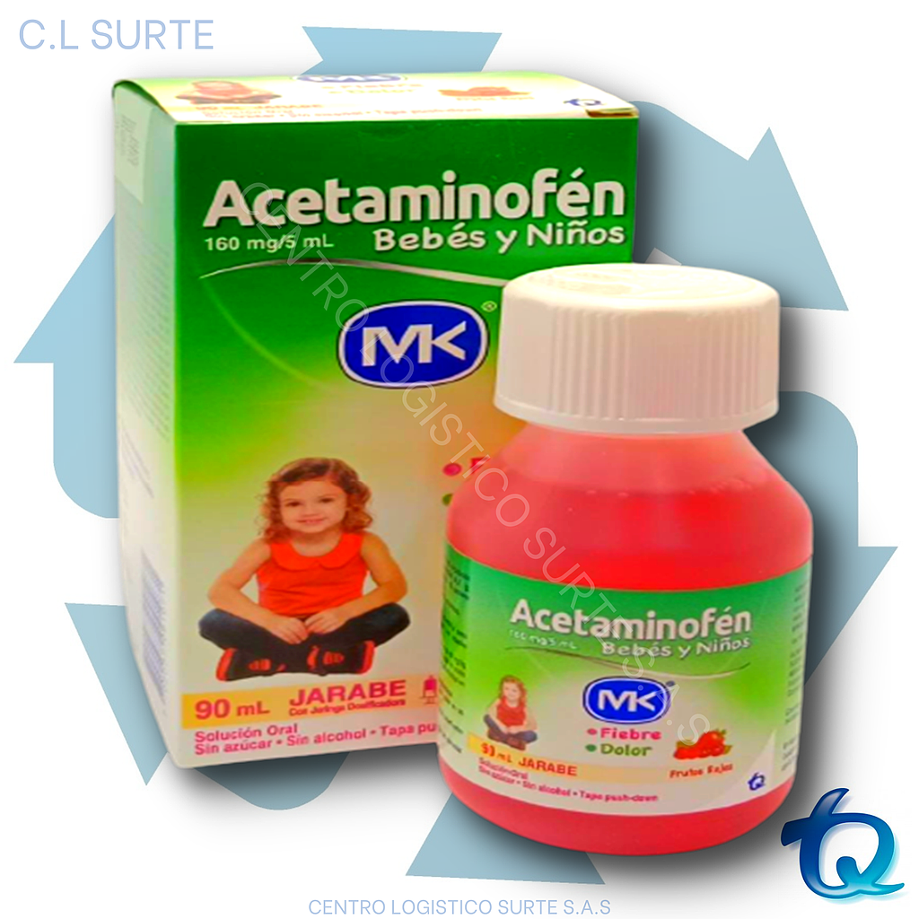 ACETAMINOFEN JBE X  90 ML MK TQ DOLOR