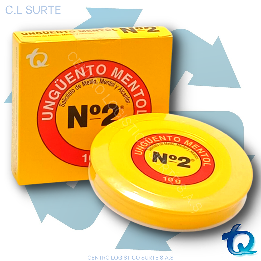 UNGUENTO ALMENTOL N 2 X 10 G TQ DOLOR