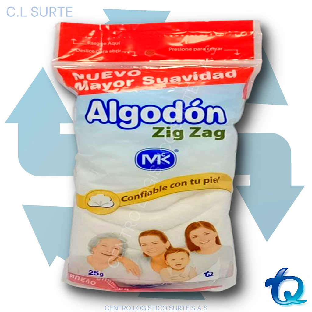 ALGODON X  25 G MK ZIGZAG TQ C-H