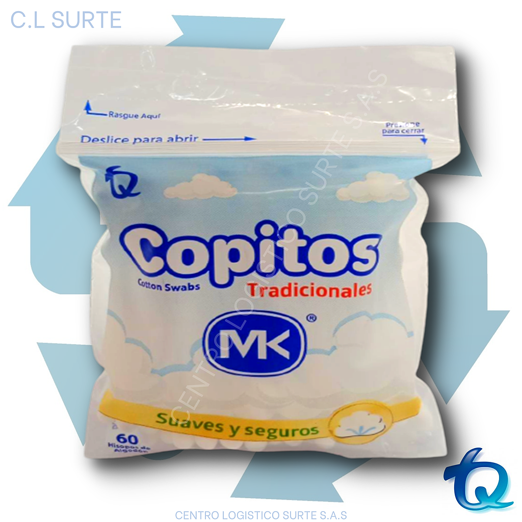 COPITOS X  60 UND MK BOLSA TQ C-H + IVA